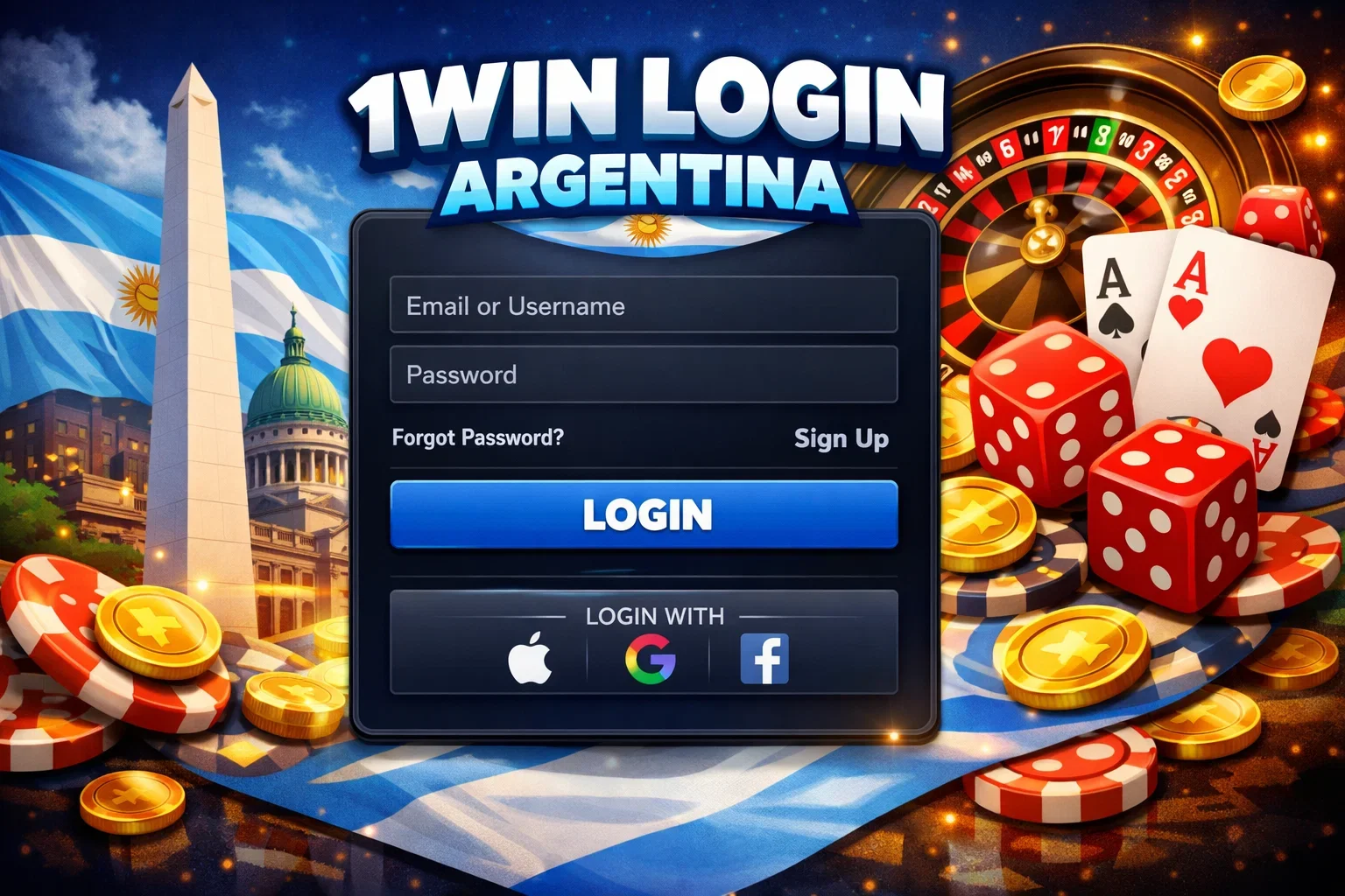 Problemas comunes al ingresar por primera vez al Casino 1Win